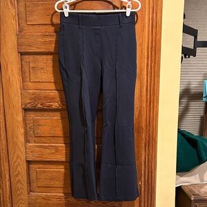 Quince Navy Boot Cut Pants